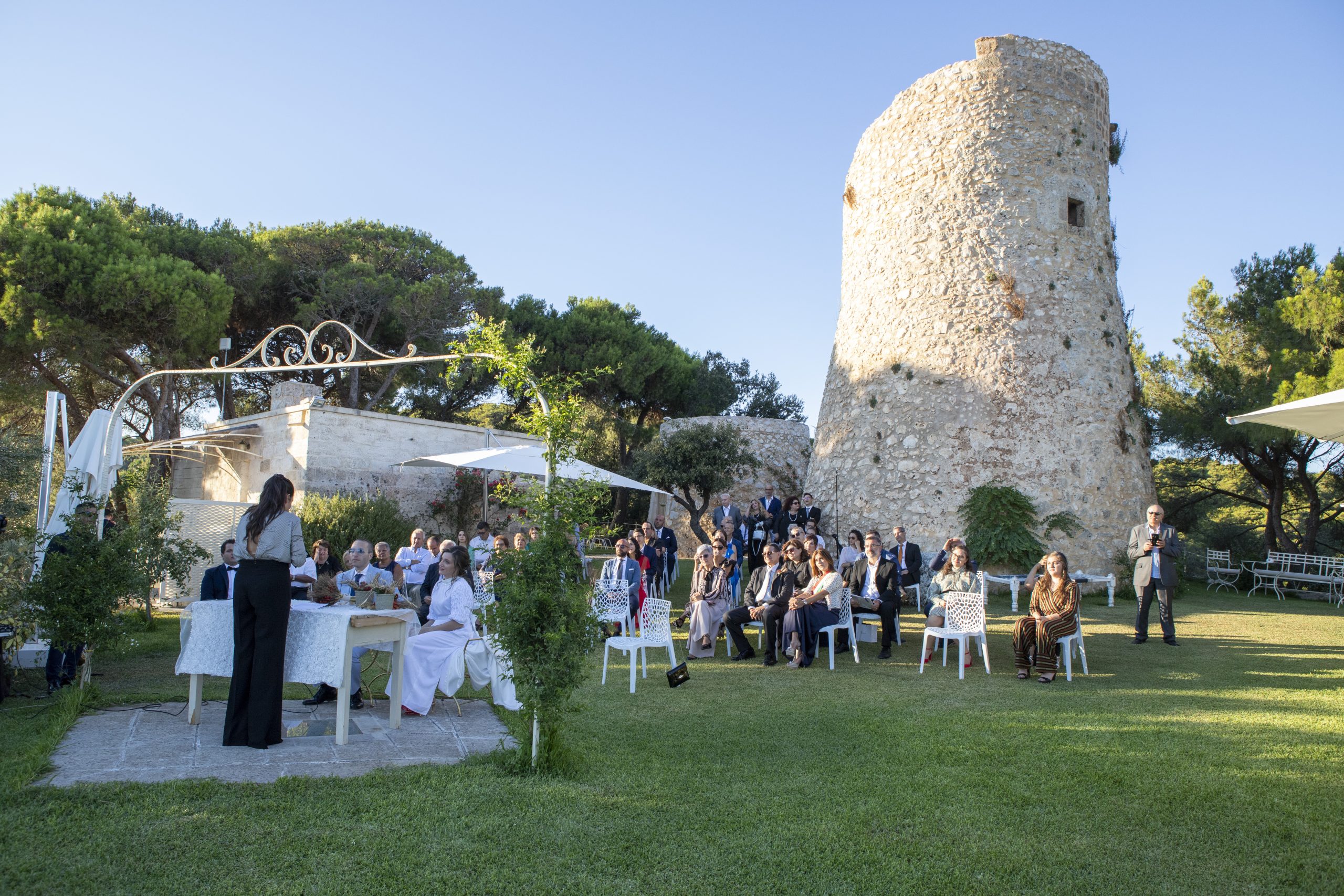 Torre Saracena e sala ristorante per matrimoni Cala dei Balcani, Santa Cesarea Terme, Lecce, Salento