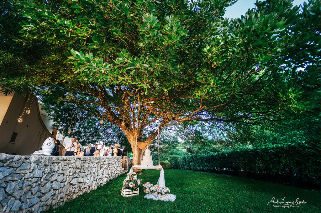Vista sul mare Adriatico di Santa Cesarea Terme dalla location Cala dei Balcani — wedding destination Salento, Puglia