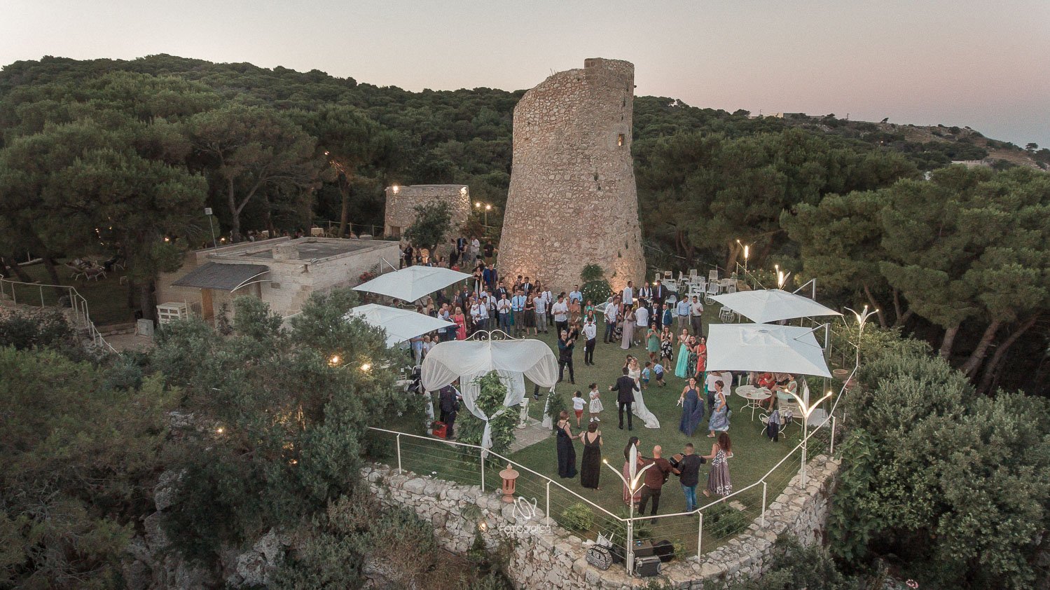 Matrimonio lusso cala dei balcani, Salento 03