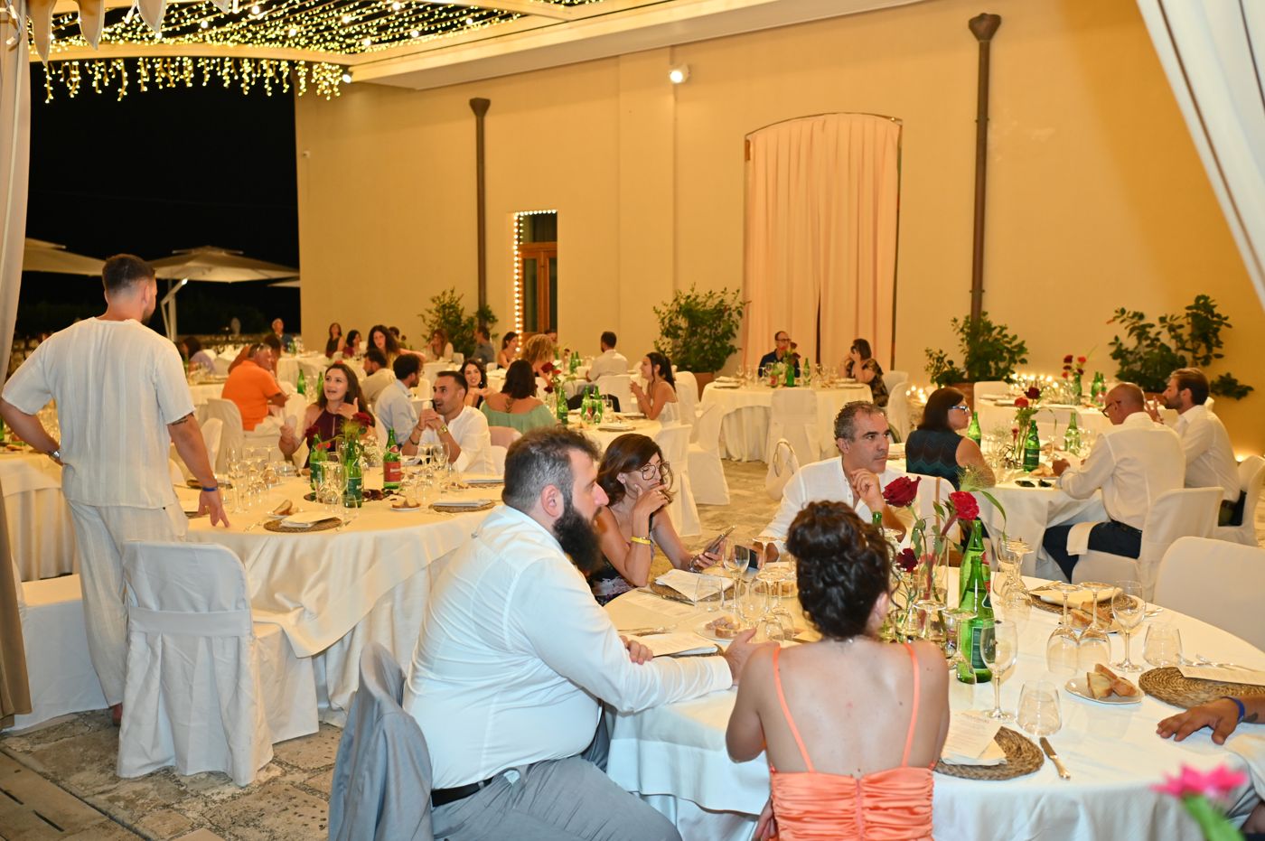 The gala dinner under the lights of the Rivivi il tuo Sì evening