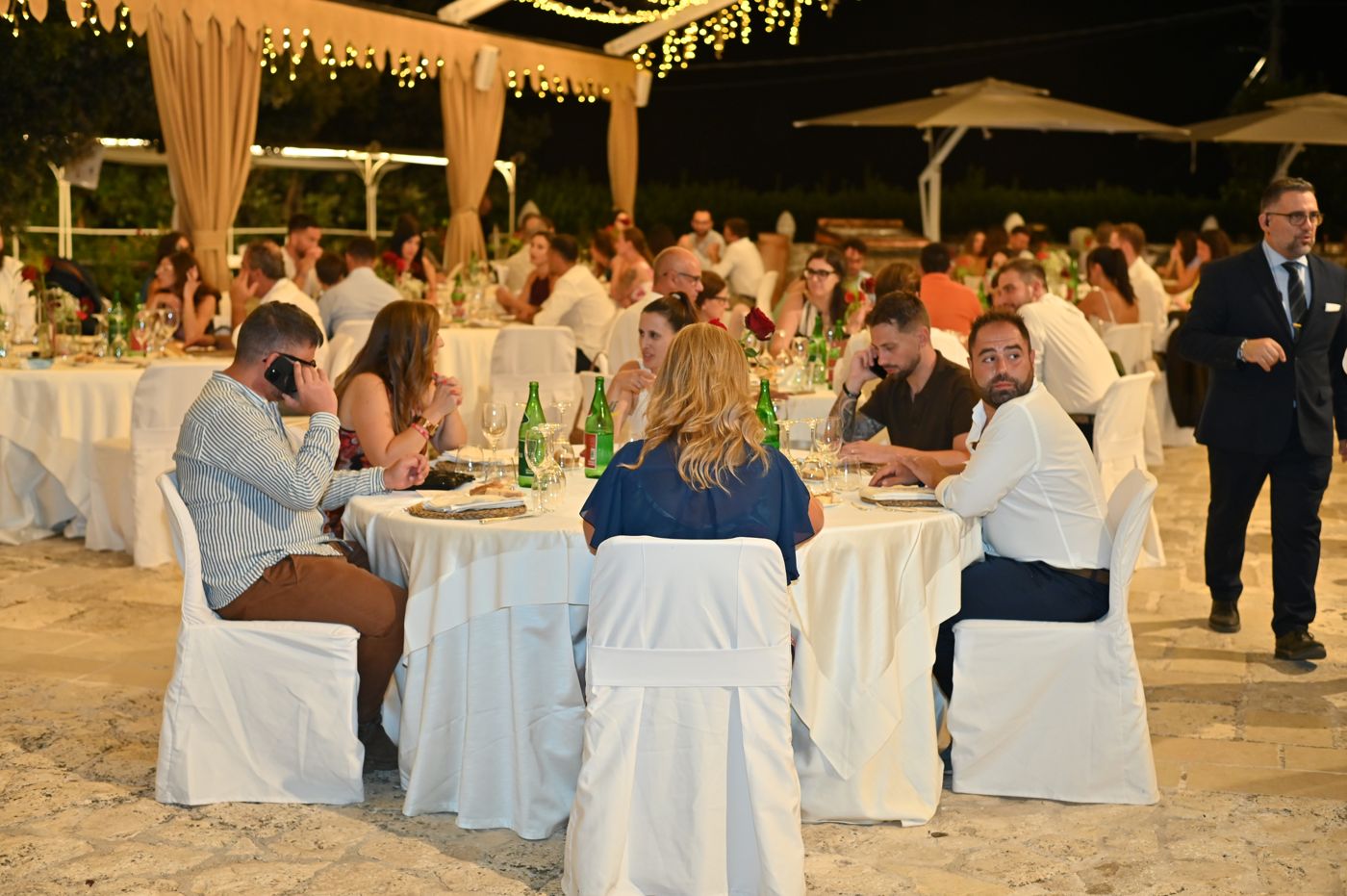 The gala dinner under the lights of the Rivivi il tuo Sì evening