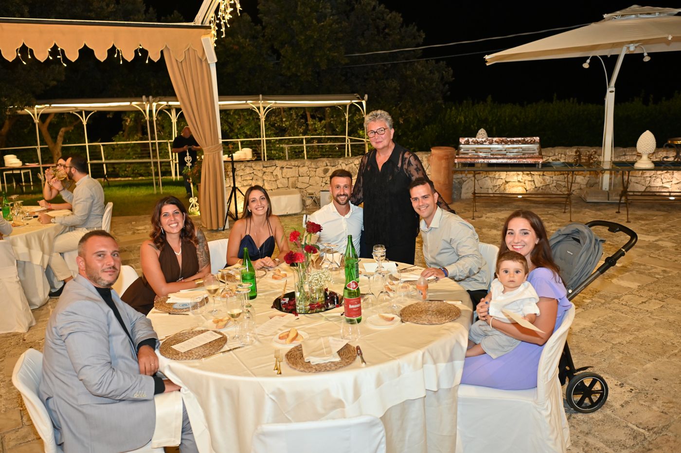 The gala dinner under the lights of the Rivivi il tuo Sì evening