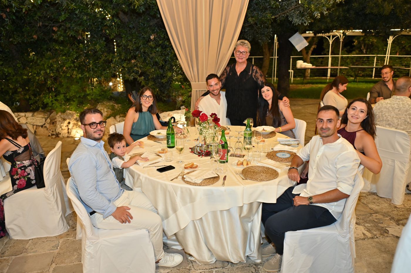 The gala dinner under the lights of the Rivivi il tuo Sì evening