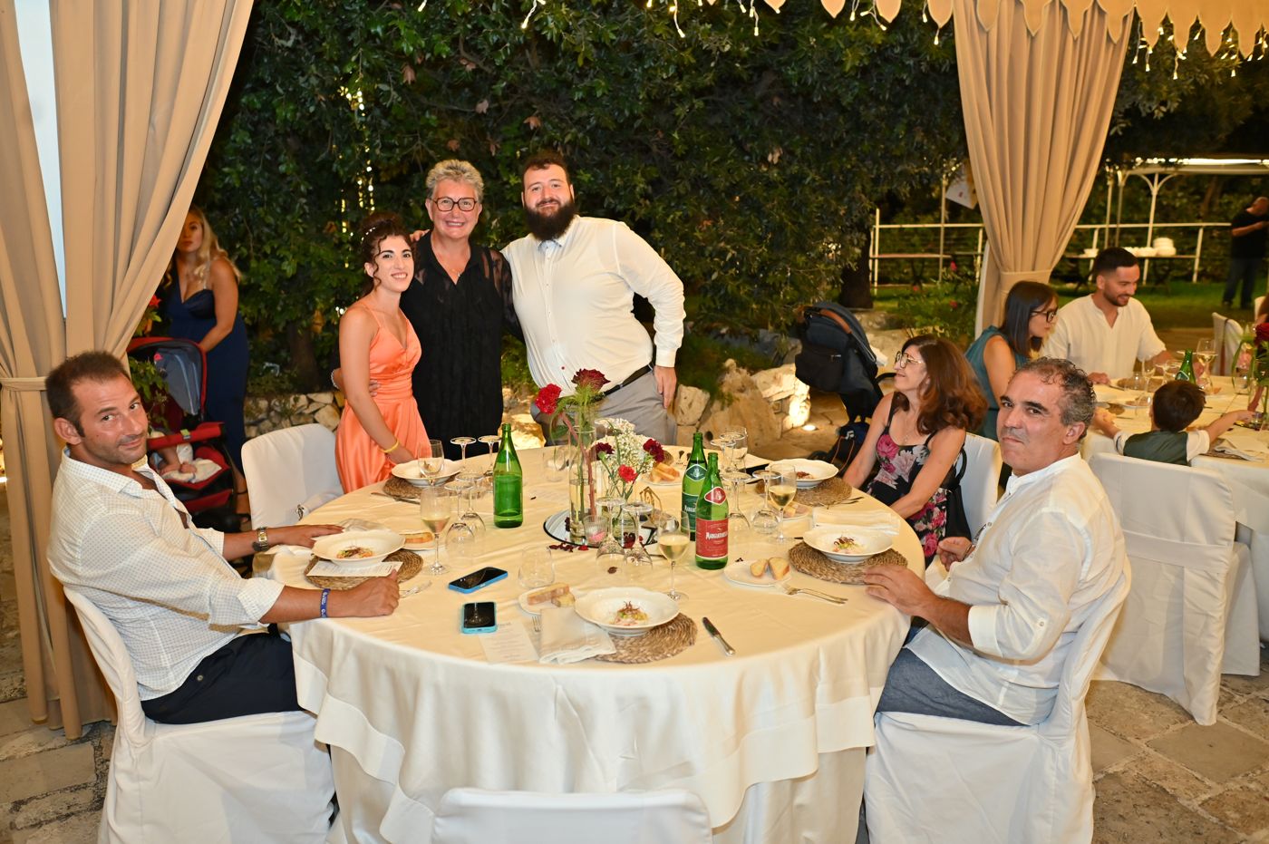 The gala dinner under the lights of the Rivivi il tuo Sì evening