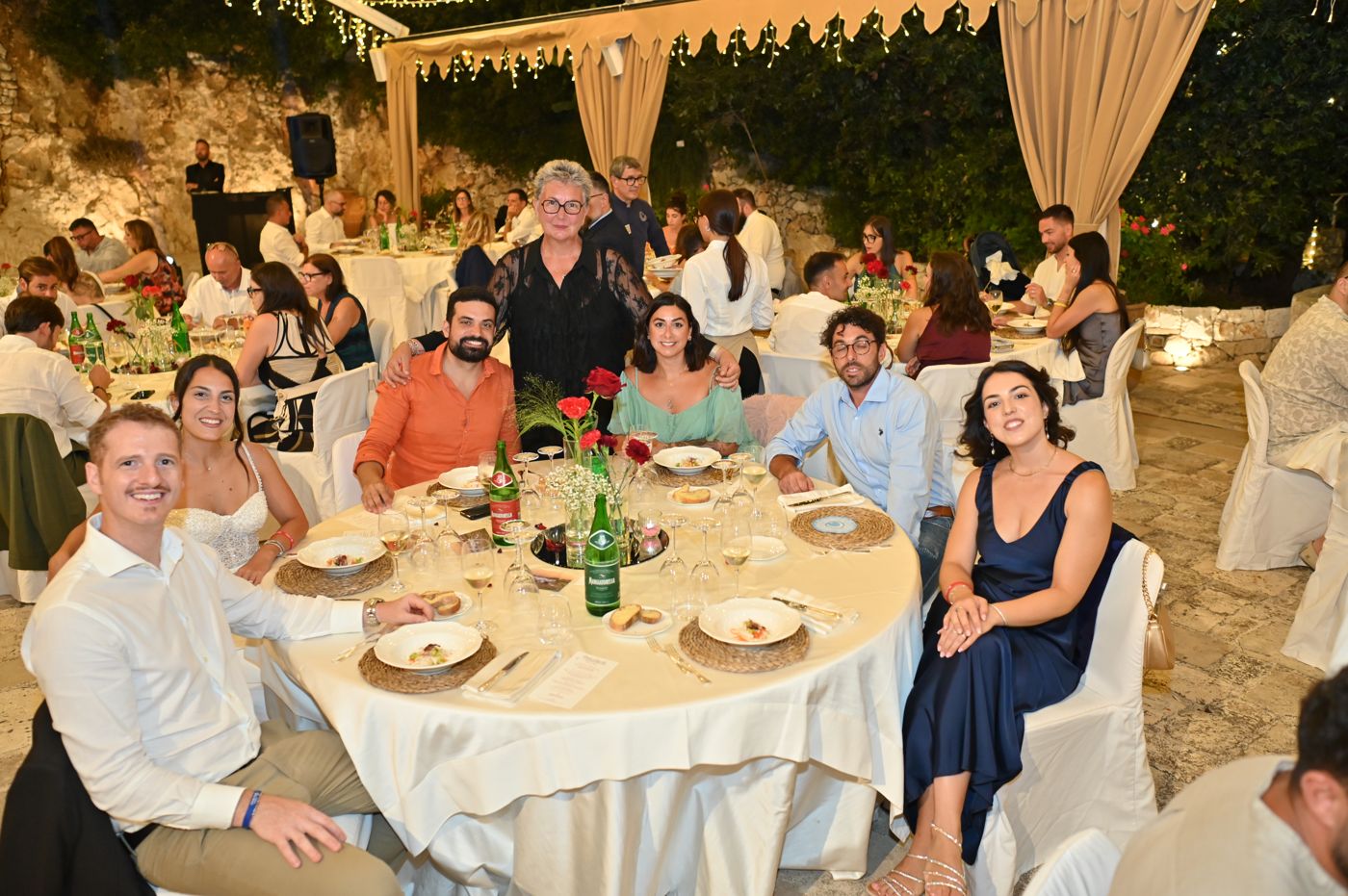 The gala dinner under the lights of the Rivivi il tuo Sì evening
