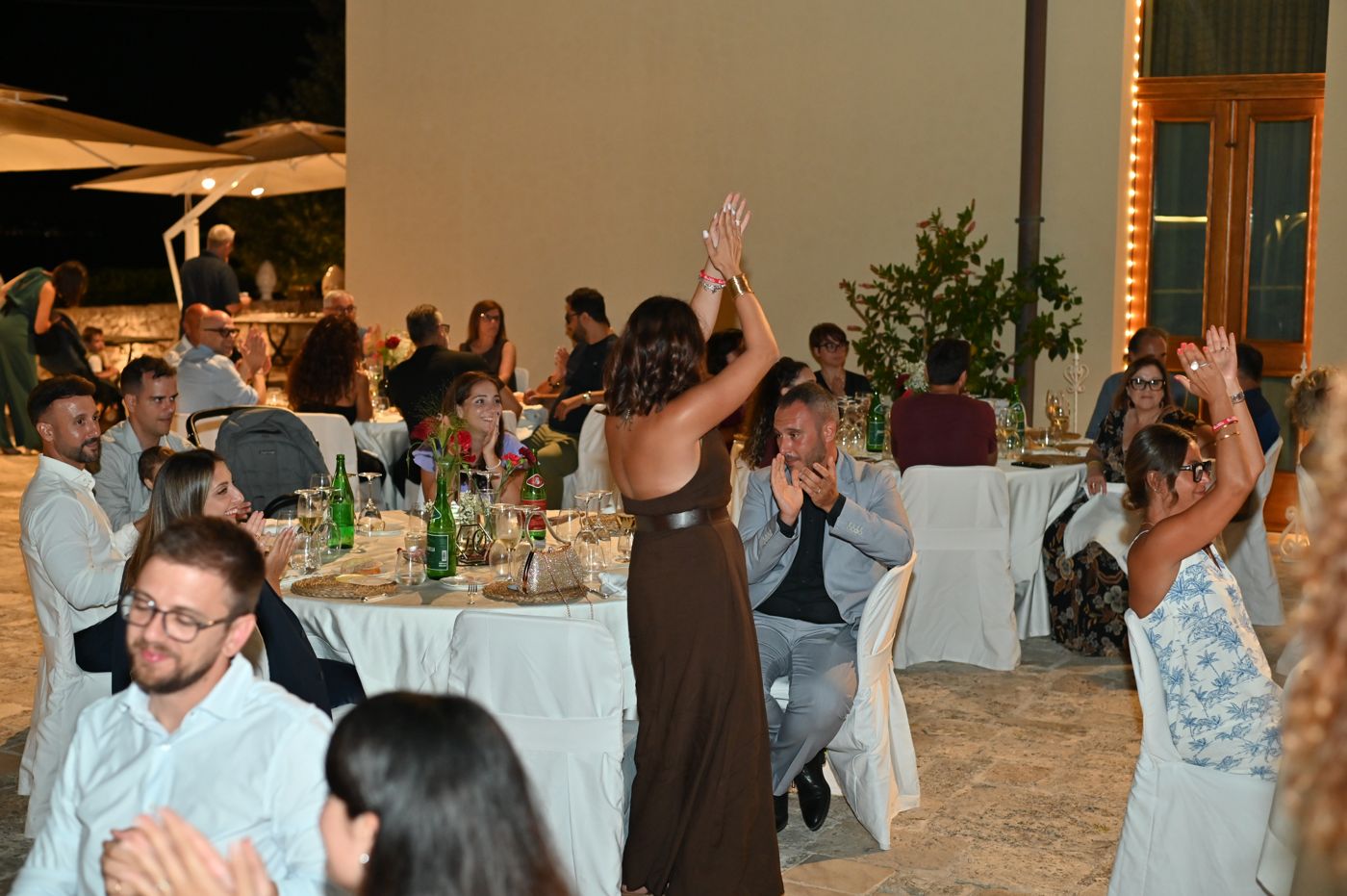The gala dinner under the lights of the Rivivi il tuo Sì evening