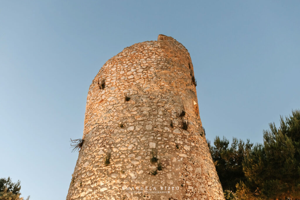 Torre Saracena di Cala dei Balcani a Santa Cesarea Terme — location esclusiva matrimoni Salento