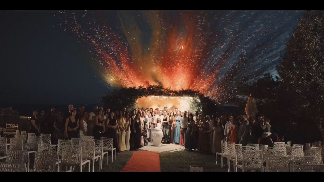 Video of the Rivivi il tuo Sì evening at Cala dei Balcani — wedding vow renewal in Santa Cesarea Terme, Salento