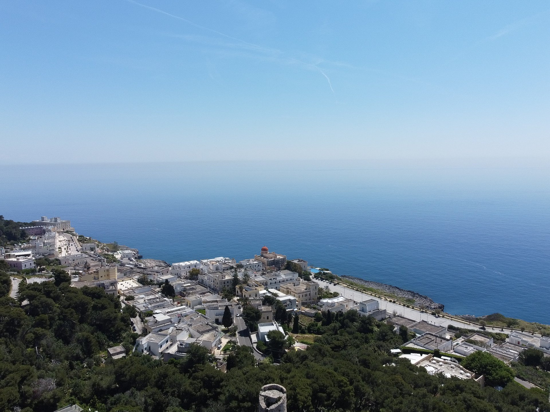 Vista aerea drone cala dei balcani, Salento 01